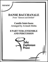 Danse Bacchanale Tuba Ensemble EEEETTTT and Percussion P.O.D. cover